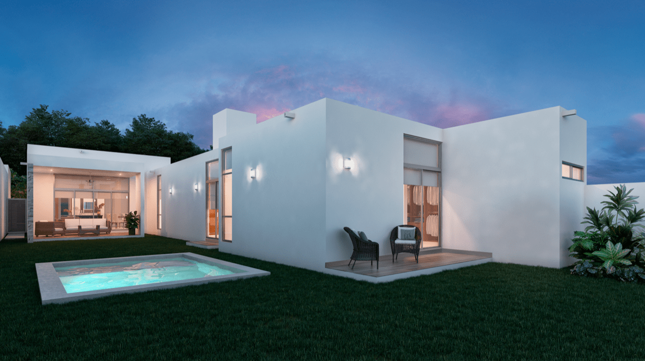Casas de 1 piso en venta en Alba Residencial en Mérida, Yucatán.